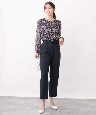 ドライオックスベルト付きパンツ／洗える