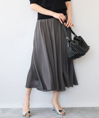 HEVE サテンガウチョパンツ36 ブラック Heve 新品サテンフレアガウチョPT 36オリーブ - メルカリ