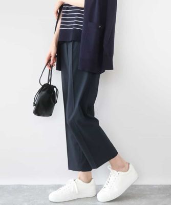 ＜MK MICHEL KLEIN (Women)＞ドライタッチストレッチ　テーパードパンツ／イージーケア／洗える