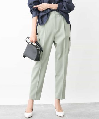 ＜MK MICHEL KLEIN (Women)＞ストレッチカーゴパンツ／洗える