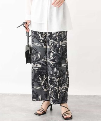 ボタニカル柄ワイドパンツ／洗える | MK MICHEL KLEIN (Women  