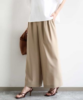 MK MICHEL KLEIN (Women)/エムケーミッシェルクラン ２タックワイドパンツ／洗える