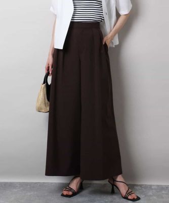 2タックワイドパンツ／洗える | MK MICHEL KLEIN (Women)/エムケー