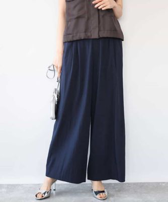 接触冷感／洗える］リラクシーワイドパンツ | MK MICHEL KLEIN (Women