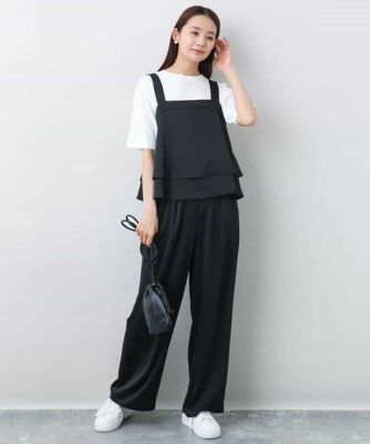 ２タックワイドパンツ／洗える