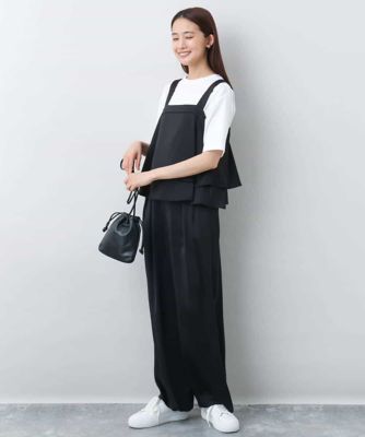 ２タックワイドパンツ／洗える