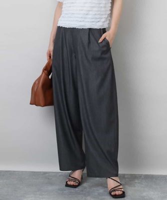 ソフトデニムライクバレルパンツ／洗える | MK MICHEL KLEIN (Women