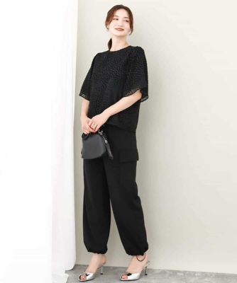 裾ドロスト2wayカーゴパンツ／洗える | MK MICHEL KLEIN (Women