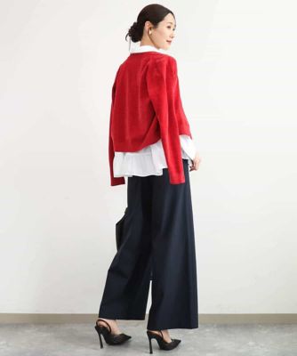 洗える］モールヤーンニットカーディガン | MK MICHEL KLEIN (Women