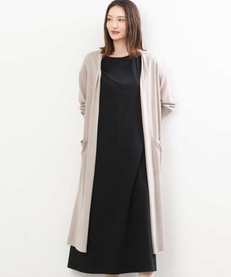 ＜MK MICHEL KLEIN (Women)＞ロングニットカーディガン／洗える