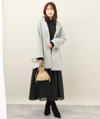 スライバーラメミドル丈コート | MK MICHEL KLEIN (Women)/エムケー