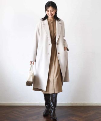 超軽量］エアリアルウール チェスターコート | MK MICHEL KLEIN (Women