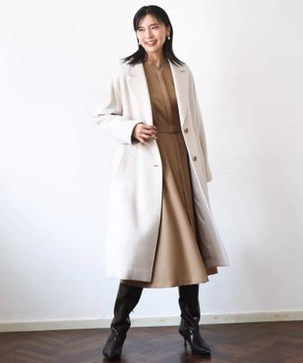超軽量］エアリアルウール チェスターコート | MK MICHEL KLEIN (Women
