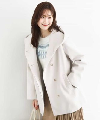 超軽量］エアリアルウール ミドル丈フーデットコート | MK MICHEL