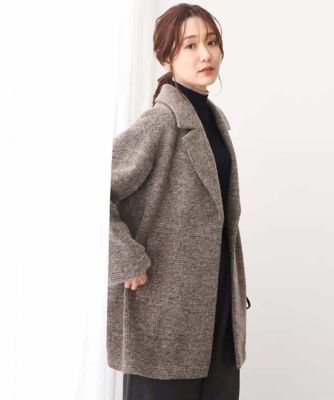 コート アウター スライバーガウンコート　チェック柄 URBAN RESEARCH DOORS（アーバンリサーチドアーズ）の「スライバー