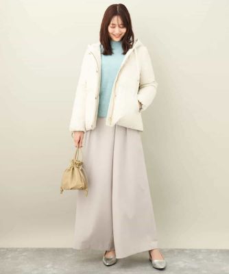 タフタショート丈ダウン | MK MICHEL KLEIN (Women)/エムケー