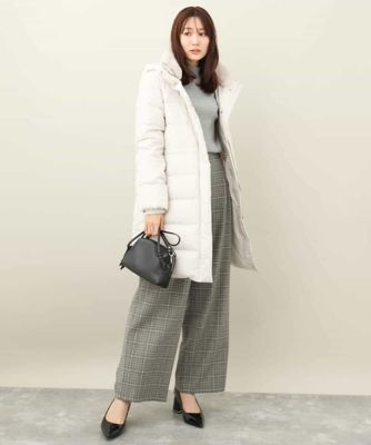ベーシックタフタロングダウンコート | MK MICHEL KLEIN (Women
