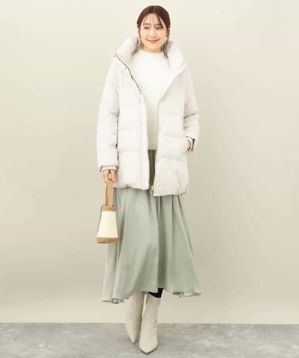 ベーシックタフタミドルダウンコート | MK MICHEL KLEIN (Women