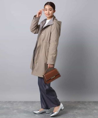 極美品✨洗える✼23区 マルチwayタフタダウンライナーコート 38 ブラウン系 ダウンライナー付きマルチwayモッズコート／撥水加工 | MK MICHEL