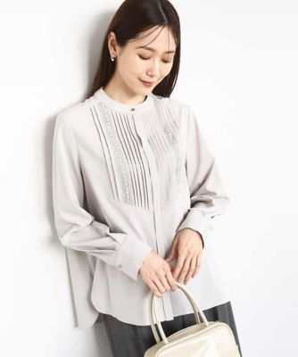 ARTS &amp; SCIENCE ピンタック フロント ブラウス ROPE' PICNIC｜フロントピンタックブラウス/一部WEB限定カラー