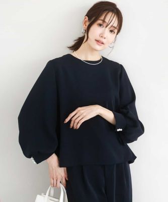 【未使用】CELFORD ボリュームスリーブプルオーバー ブラック 36 ボリュームスリーブブラウス／撥水／防シワ／洗える | MK MICHEL KLEIN