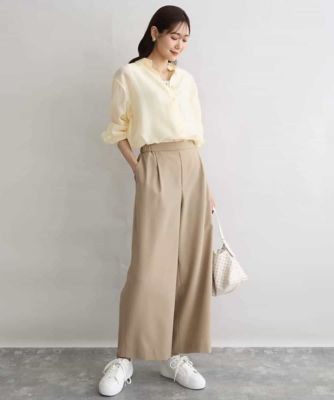 希少 イッセイミヤケ 上質 シアー プリーツ デザイン ブラウス シャツ M MONTHLY COLORS : AUGUST – isseymiyake.com