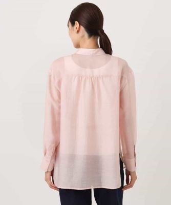 MK ミッシェルクラン（MK MICHEL  ）/シアーローンシャツブラウス/洗える シアーローンシャツブラウス／洗える | MK MICHEL KLEIN (Women