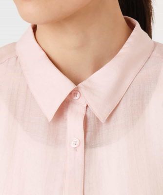 シアーローンシャツブラウス／洗える | MK MICHEL KLEIN (Women