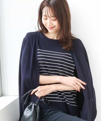 ＜MK MICHEL KLEIN (Women)＞カラーニットアンサンブル／洗える