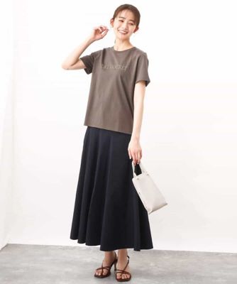 ［シンプル派に］発泡プリントロゴＴシャツ／接触冷感／洗える