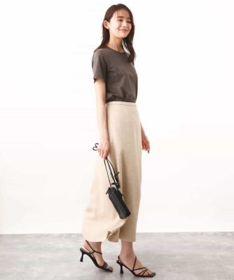 ［シンプル派に］発泡プリントロゴＴシャツ／接触冷感／洗える