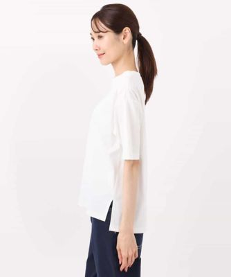 リラックスシルエット　ロゴＴシャツ／接触冷感／洗える