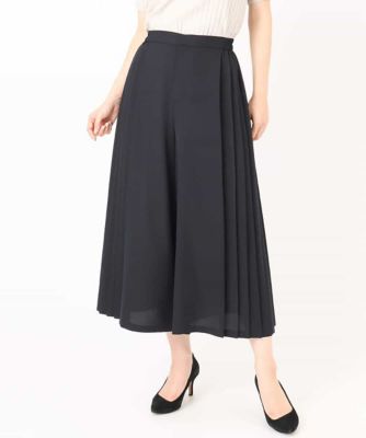 サイドプリーツガウチョパンツ／洗える | MK MICHEL KLEIN (Women