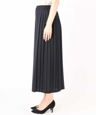 サイドプリーツガウチョパンツ／洗える | MK MICHEL KLEIN (Women