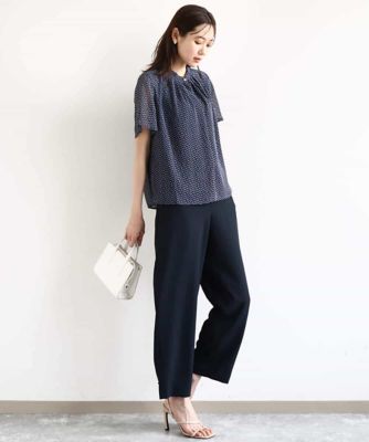 リラックステーパードパンツ／接触冷感／洗える | MK MICHEL KLEIN