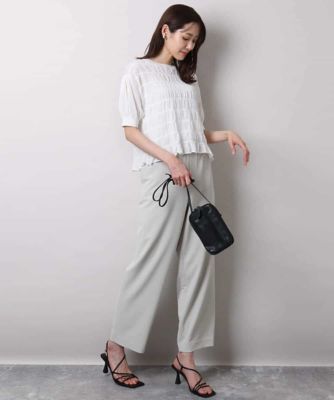 リラックステーパードパンツ／接触冷感／洗える | MK MICHEL KLEIN