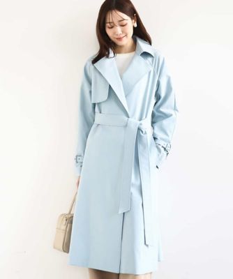 トレンチディティールロングコート／撥水／洗える | MK MICHEL KLEIN