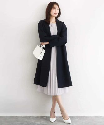 みっち様　新品　NOBLE ライトフルクロス　チェスターAラインコート　ホワイト ライトフルクロスチェスターAラインコート | ノーブル(Noble) | マルイ