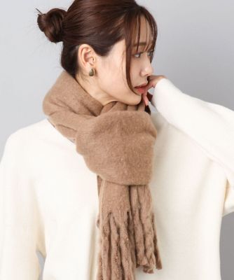 MK MICHEL KLEIN (Women)/エムケーミッシェルクラン モチモチストール/洗える 83ベージュ スカーフ・ショール【三越伊勢丹/公式】