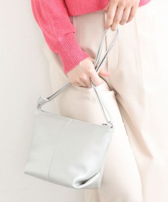 シュリングレザー台形ショルダーバッグ | MK MICHEL KLEIN (Women
