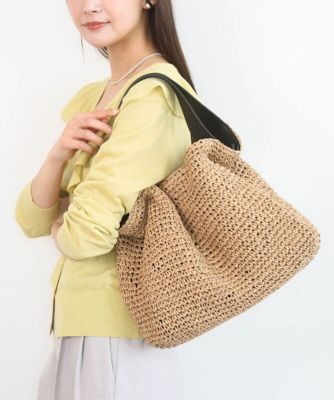 ＜MK MICHEL KLEIN (Women)＞［Ａ４対応］ペーパー素材２ｗａｙバッグ