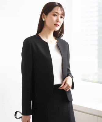 【美品】完売品 epnok セットアップ メランジツイルノーカラージャケット epnok メランジツイルノーカラージャケットセットアップ