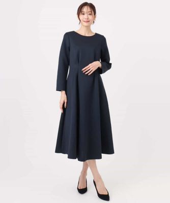 スムースダンボール タックワンピース／洗える | MK MICHEL KLEIN