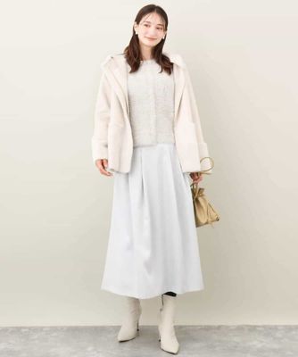 フェイクムートンブルゾン | MK MICHEL KLEIN (Women)/エムケー