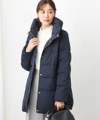 ピーチスキンミドル丈ダウンコート／ＷＥＢ限定
