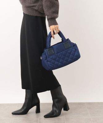 ＜MK MICHEL KLEIN BAG (Women)＞［２ＷＡＹ／軽量］キルティングミニボストンバッグ