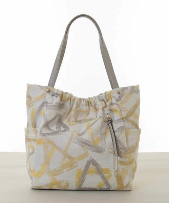 ＜MK MICHEL KLEIN BAG (Women)＞幾何柄ジャカードスクエアトートバッグ