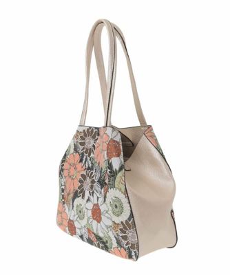 ボタニカル柄ジョイントデザイントートバッグ | MK MICHEL KLEIN BAG