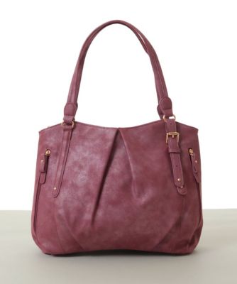2WAY］タックラウンドトートバッグ | MK MICHEL KLEIN BAG
