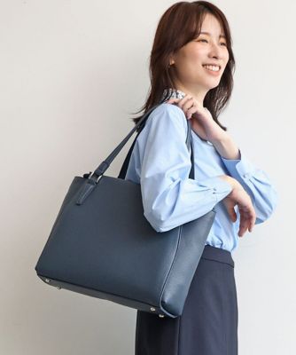 2WAY／A4収納可］合成皮革ポイントデザイントートバッグ | MK